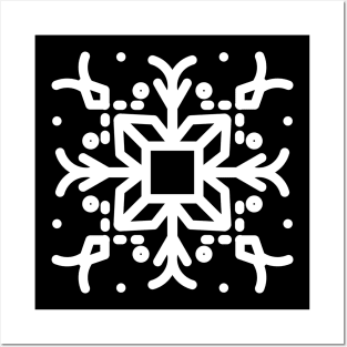 snowflake Posters and Art